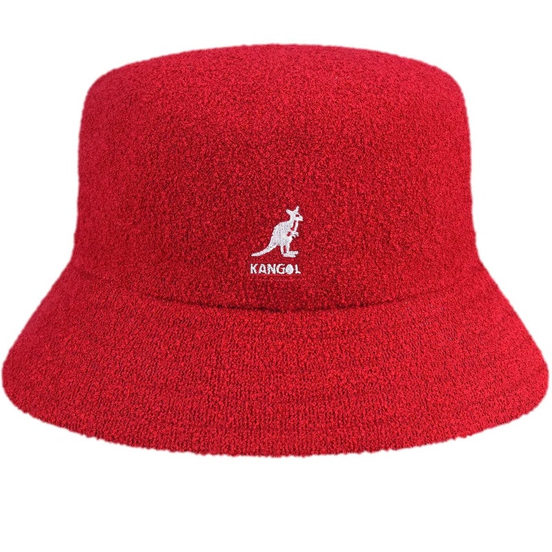 KANGOL قبعة كانغول برمودا - قرمزي/قرمزي، صغير - Image 1